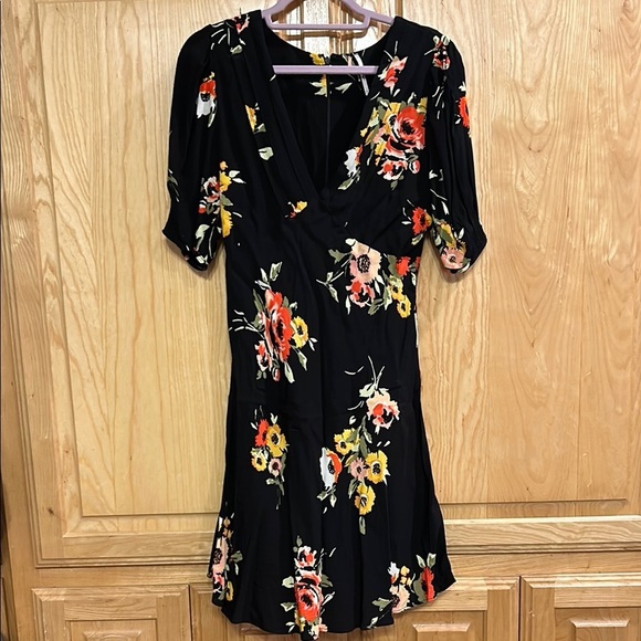Free People Floral Black Dress - Picture 4 of 12